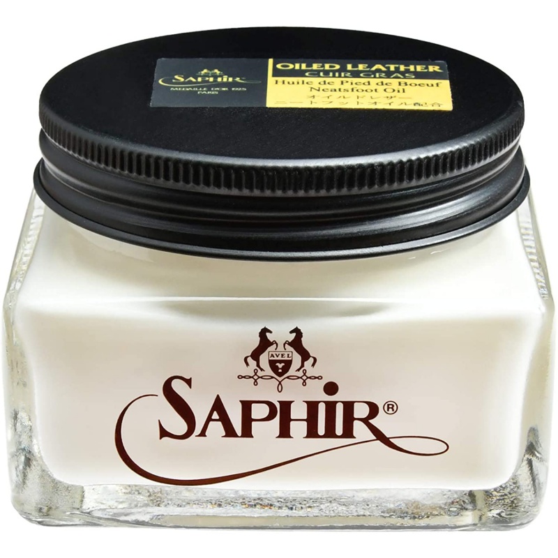 SAPHIRNOIR《サフィールノワール》 オイルドレザー クリーム ブーツのお手入れ 保革 75ml