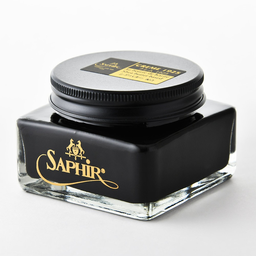 SAPHIRNOIR《サフィールノワール》 クレム1925 靴クリーム 靴磨き 75ml<01ブラック>